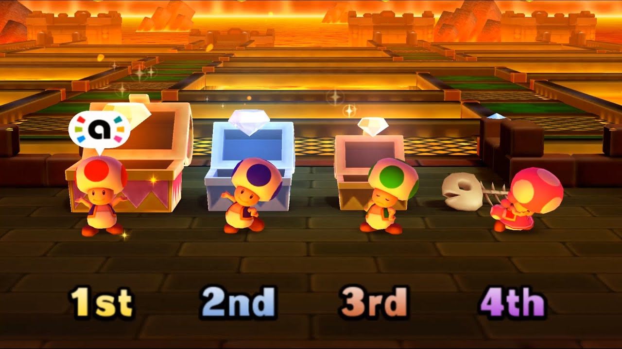 Mario Party Star Rush Toad Scramble Toad Gameplay