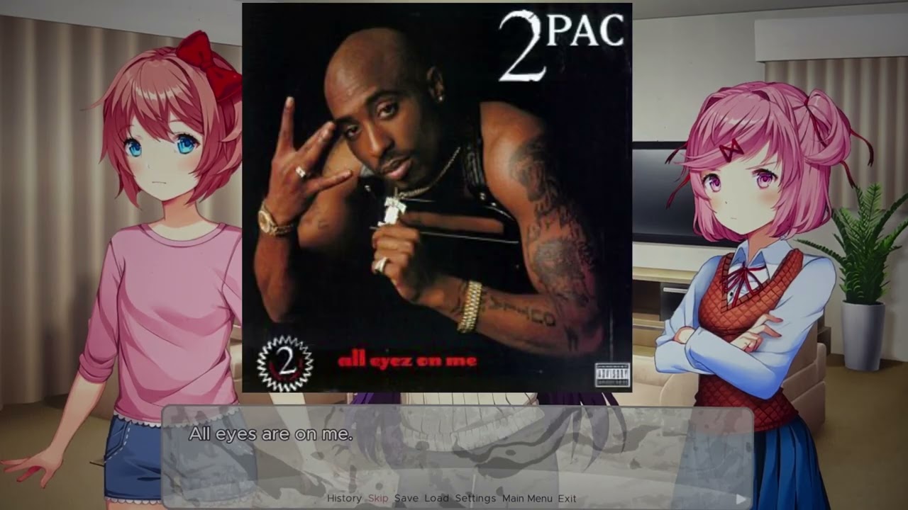 The Dokis study Tupac (Doki Doki Literature Club Exit Music Redux Mod) (p19)