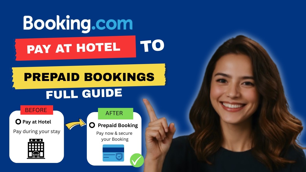 Как изменить способ бронирования на Booking.com с оплаты в отеле на предоплату | Полное руководст...