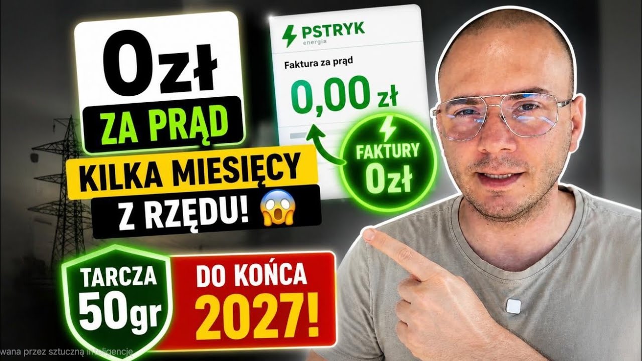 0zł za prąd z przesyłem kilka miesięcy z rzędu? Tarcza do końca 2027 roku? Jak to zrobić?