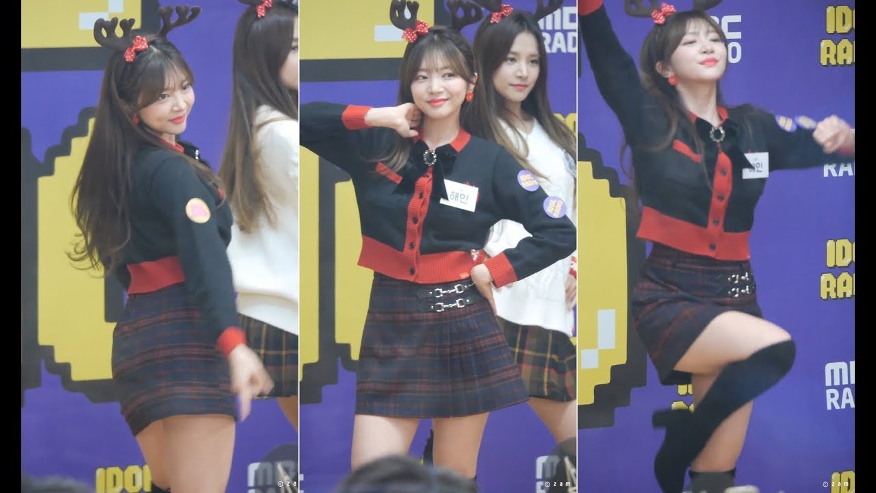 200102 라붐 LABOUM 해인 - 상상더하기 겨울시즌송버전 (MBC아이돌라디오 가든스튜디오) 직캠 fancam by zam