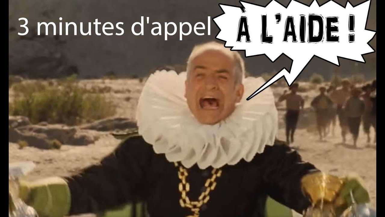 3 minutes d'appel à l'aide avec Louis de Funès 🆘🆘🆘