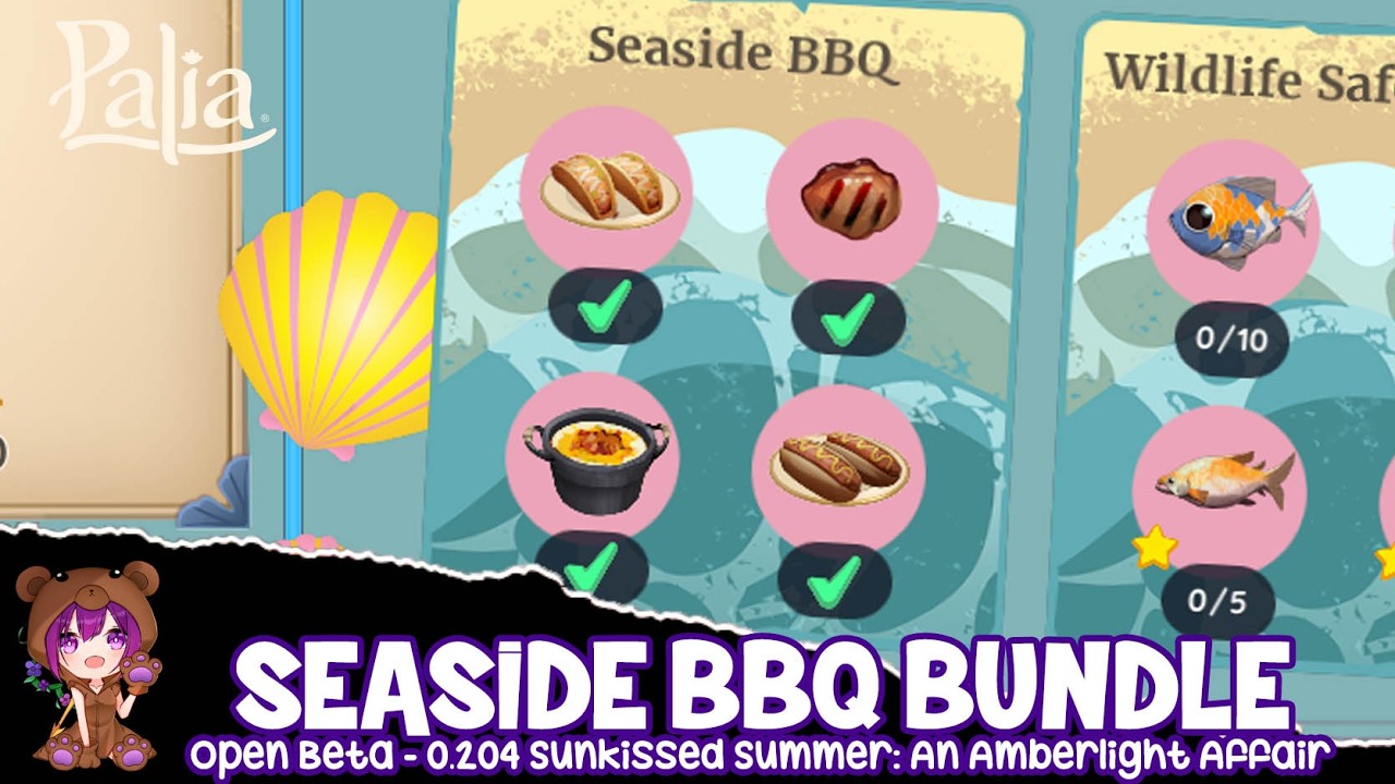Seaside BBQ Bundle | Palia Sunkissed Summer: An Amberlight Affair Patch 0.204
