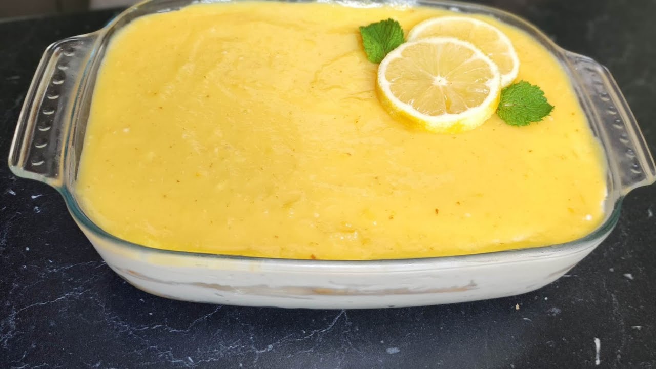 Если у вас есть лимон 🍋, приготовьте этот свежий и вкусный тирамису 😋 по простому рецепту.