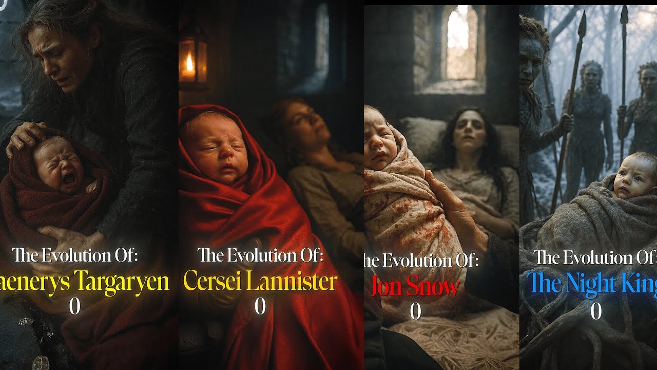 Evolution of Game of Thrones Characters | Jon Snow, Daenerys, Arya & More (Full Timeline)