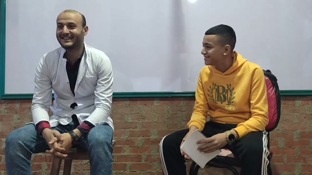 لقاء مع د/مصطفى السيد ، وعلاج السرطان بالذهب النانوي 💥💥😂😂علوم تالتة اعدادي