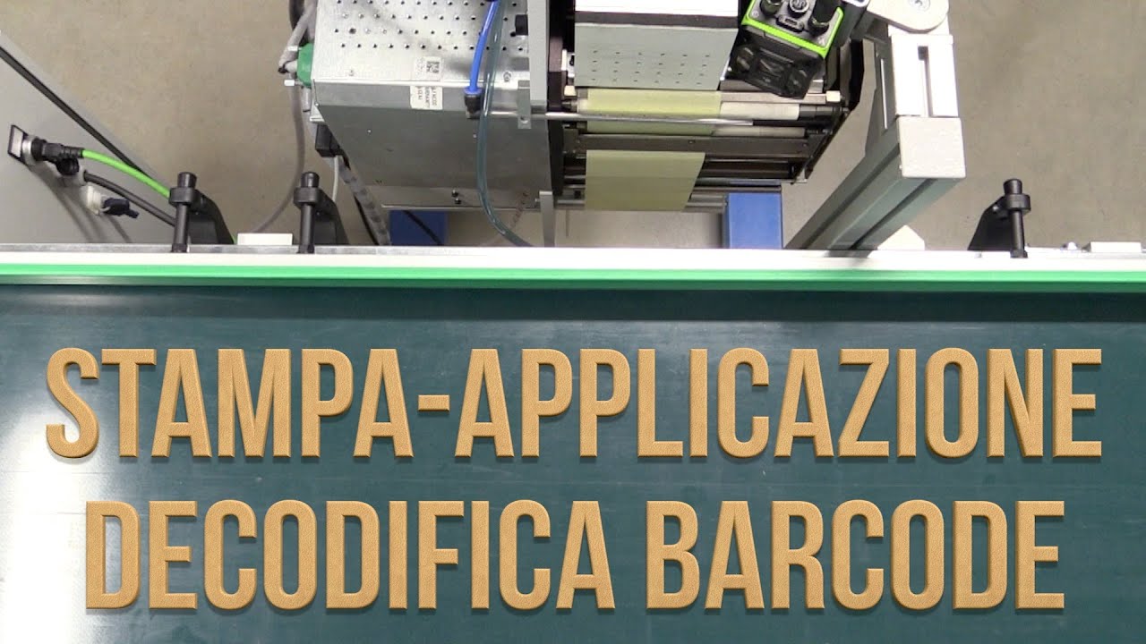 Un sistema che stampa, applica e legge automaticamente le etichette barcode!
