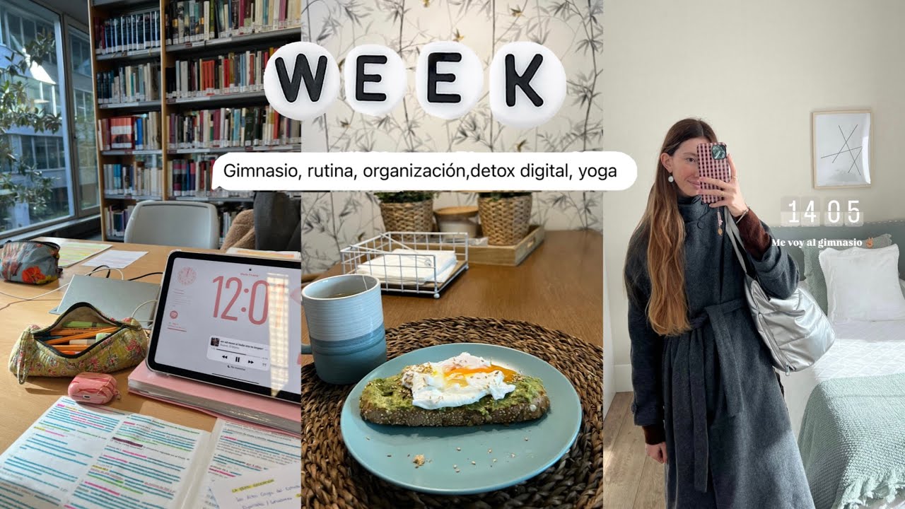 Cuanto más cosas hago y menos tiempo tengo, más productiva soy: Una semana conmigo :)