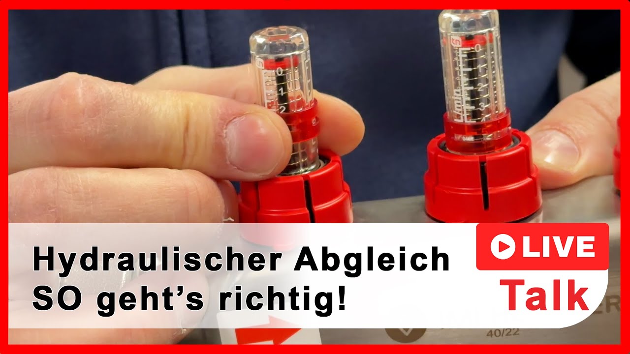 Ventile, Werte, Verteilung &ndash; Der hydraulische Abgleich verst&auml;ndlich erkl&auml;rt | Live Talk