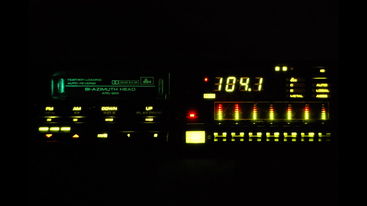 Vintage Kenwood KRC-999 AM/FM cassette car stereo #4 rare old