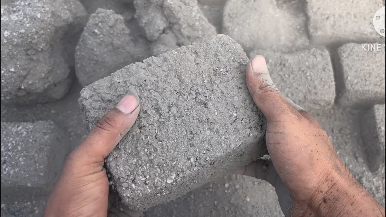 Gritty sand stone dry and water crumbling #satisfying