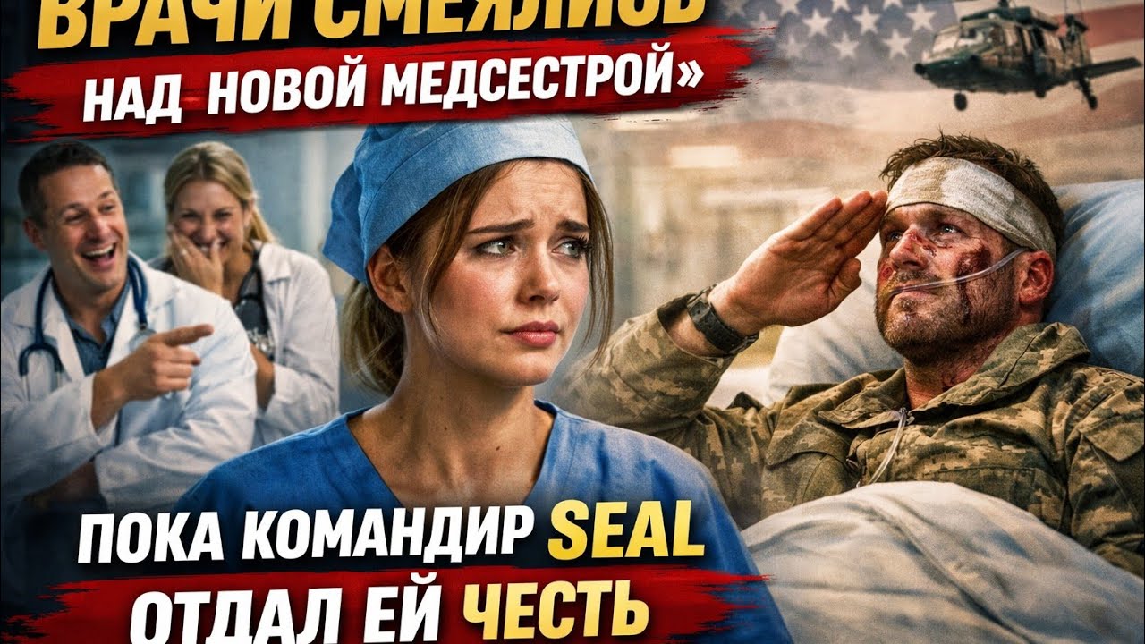 Они высмеяли ТИХУЮ новую медсестру — пока не приземлился ВЕРТОЛЁТ ВМС, требуя их БОЕВОГО врача
