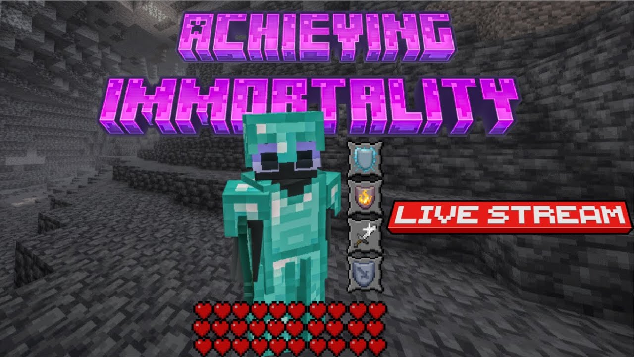 Trying to become Immortal on the Stormy SMP | LIVE STREAM | Part 2 |