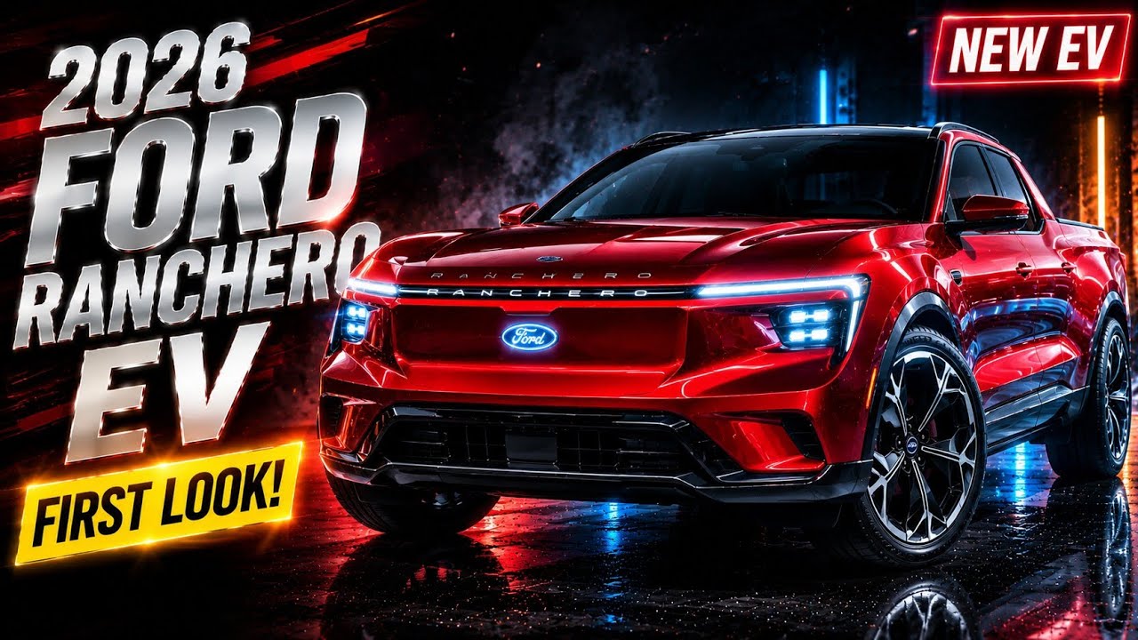 2026 Ford Ranchero EV FIRST LOOK Ford's Stunning Electric Pickup is Here! | Full Exterior & Interior