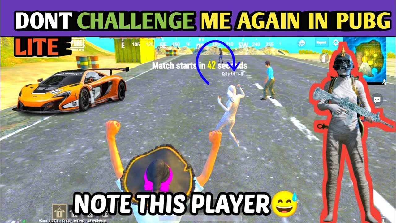 THIS MUMMY SUIT PLAYER GIVE ME CHALLANGE😁||DONT CHALLENGE ME IN PUBG LITE 👊.