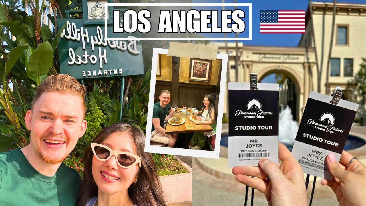 LA Day Full Vlog - Beverly Hills Hotel, Polo Lounge, Paramount Studio, Walt's Table at Tam O'Shanter