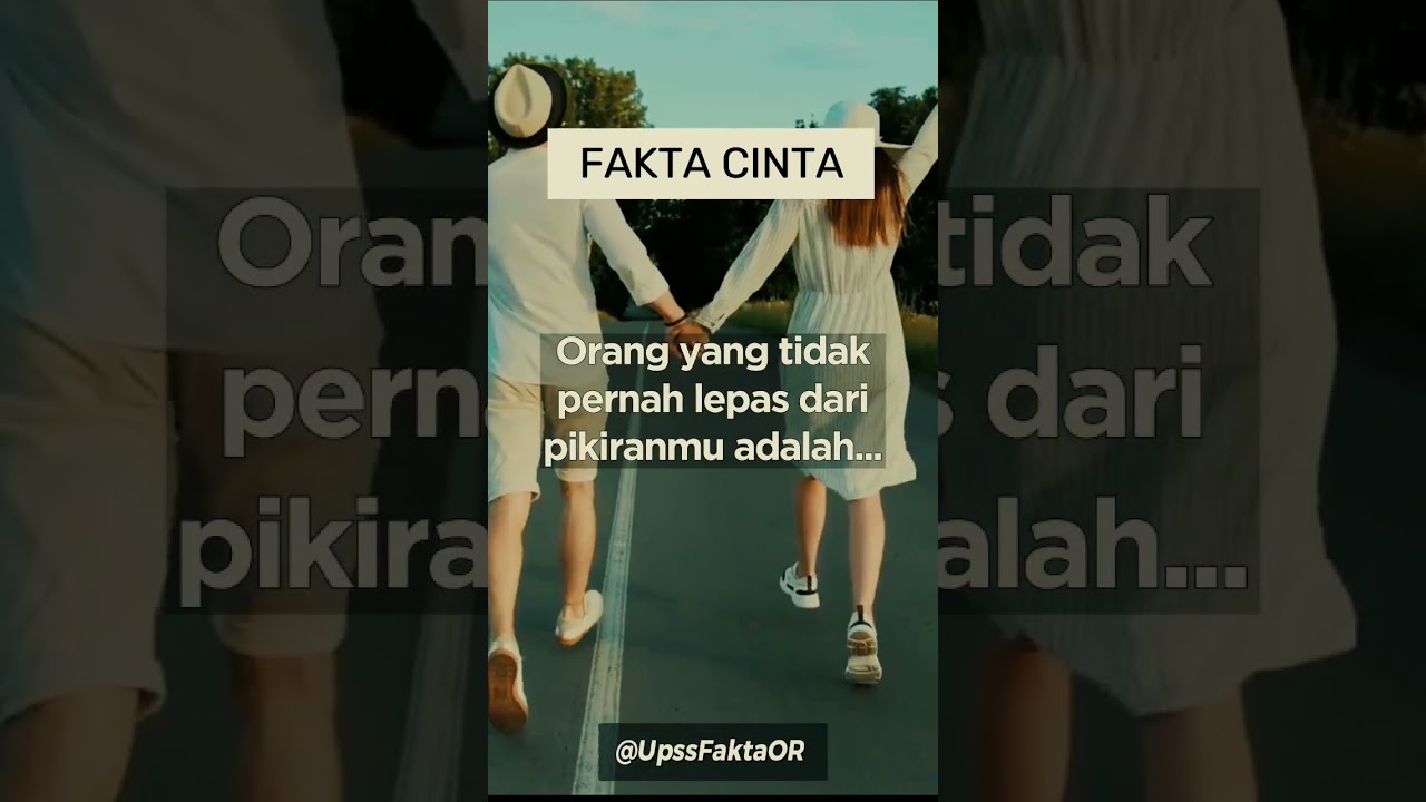 Orang Yang Tidak Pernah Lepas Dari Pikiranmu Adalah #faktacinta #13 #Faktapsikologi #shorts #viral