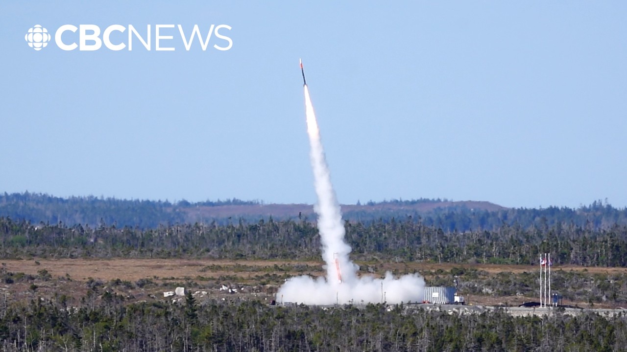 The moment a rocket launched from Canadian soil