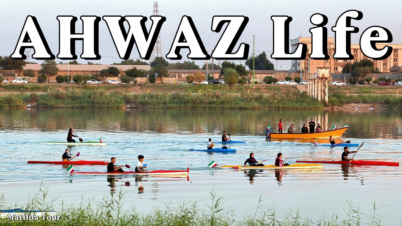 Local Life in Ahwaz | Exciting Boating on Karoon River , Ahvaz, IRAN 2025