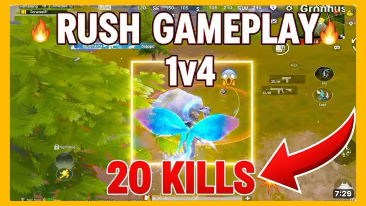 20 KILLS + 1v4 RUSH Gameplay! 🔥 | Non-Stop Action | BGMI