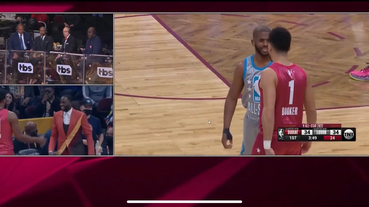 Devin Booker TROLLS Chris Paul with his Rip Through move LOL