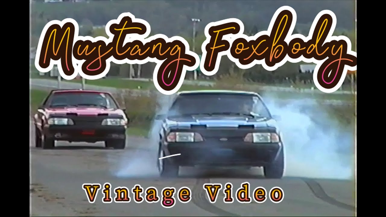 Mustang Foxbody Raw 1990s Footage!