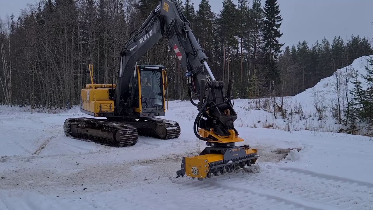 MeriRotator for MC4-Hydraulic mulchers for excavators 10-25 metric ton.