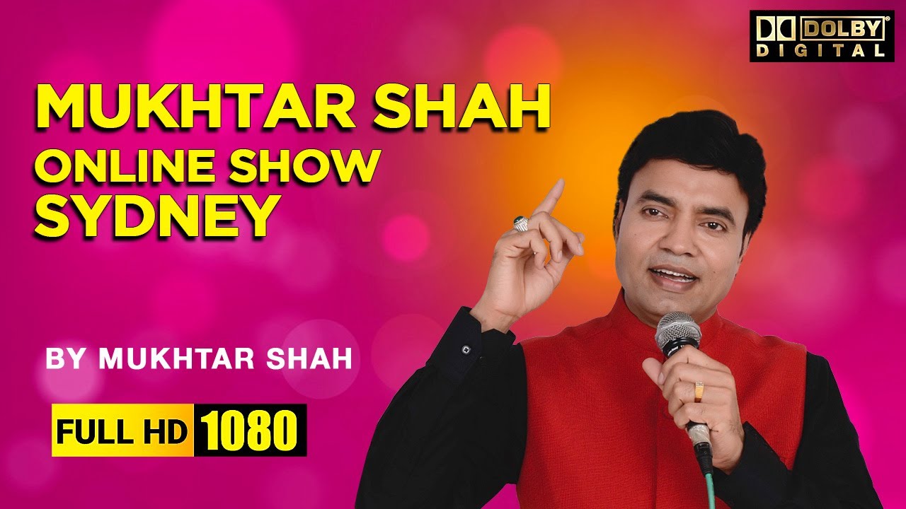 Mukhtar shah Online show | Sydney Bollywood Melody Group | Mukhtar Shah | Pinkey Patel