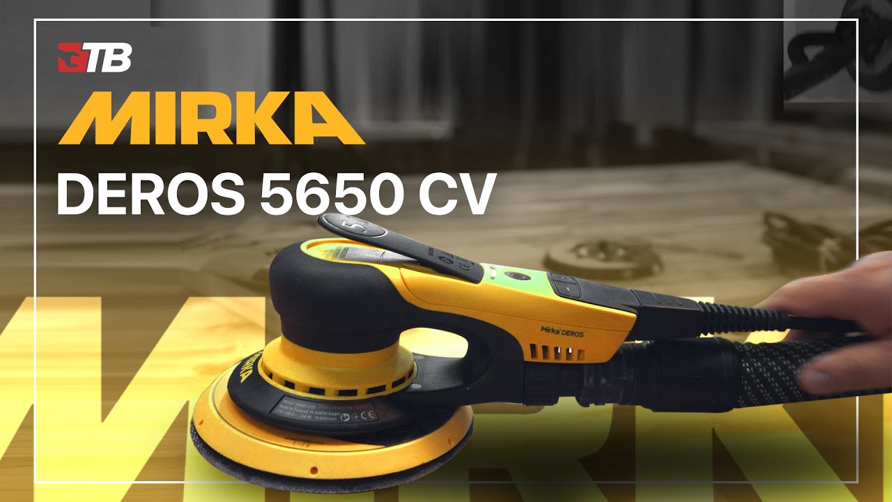 🔥Der BESTE EXZENTERSCHLEIFER? MIRKA DEROS 5650 CV Vorstellung | REVIEW feat KREITH32 | #toolbrothers