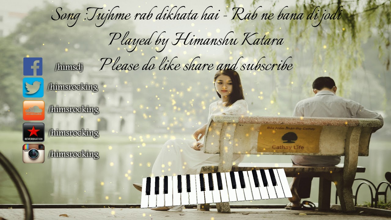 Tujhme rab dikhata hai instrumental (Rab ne bana di jodi) | Himanshu Katara |