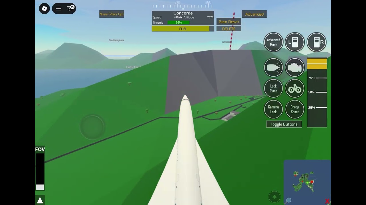 Flying a concorde 