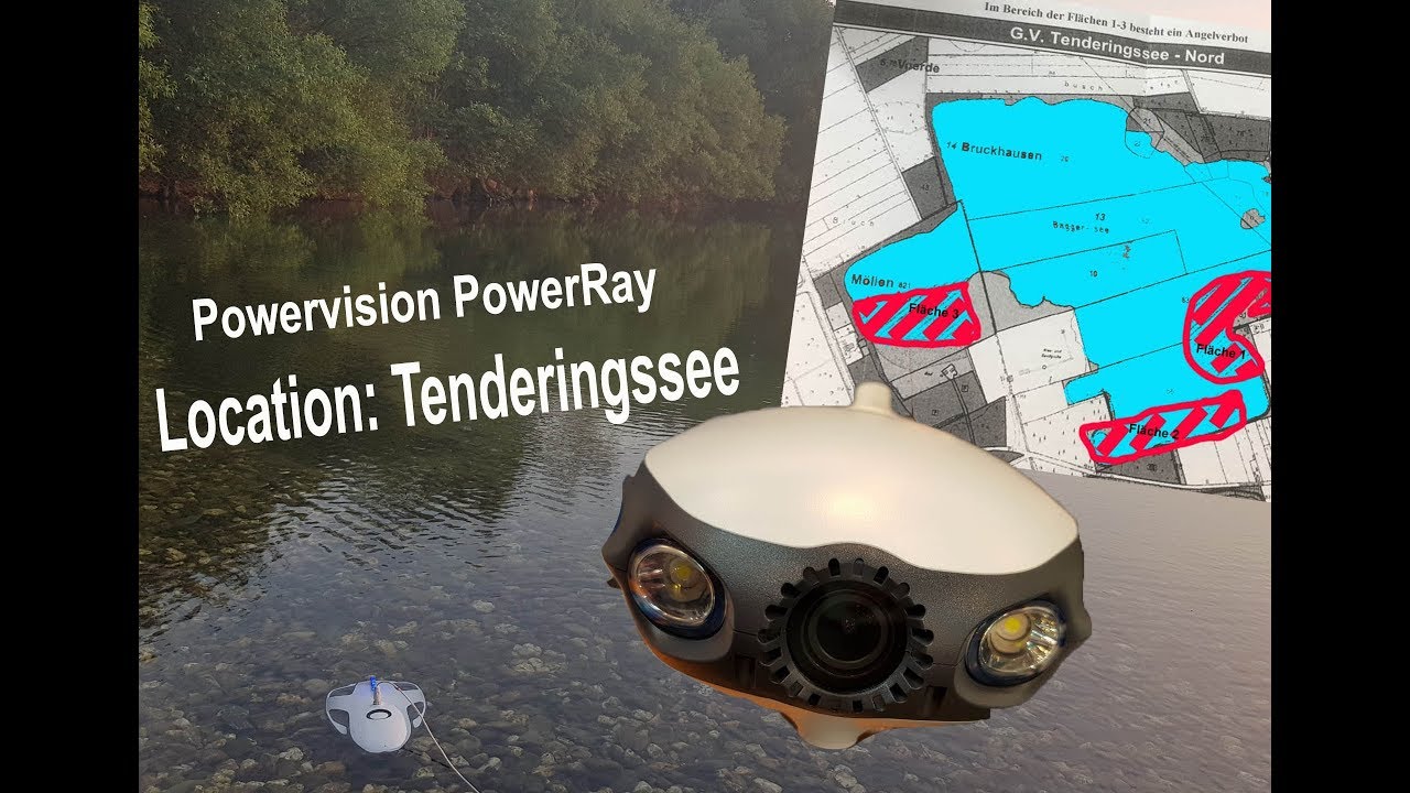 Powervision PowerRay - Unterwasseraufnahmen vom Tenderingssee/Voerde