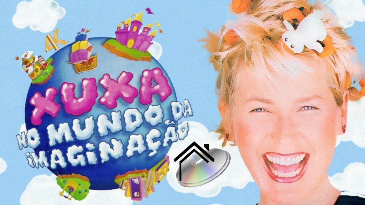 Menu de DVD(DUPLO)- Xuxa no Mundo da Imaginação Vol.1 (2012), Vol. 2 (2014) Em 4K 