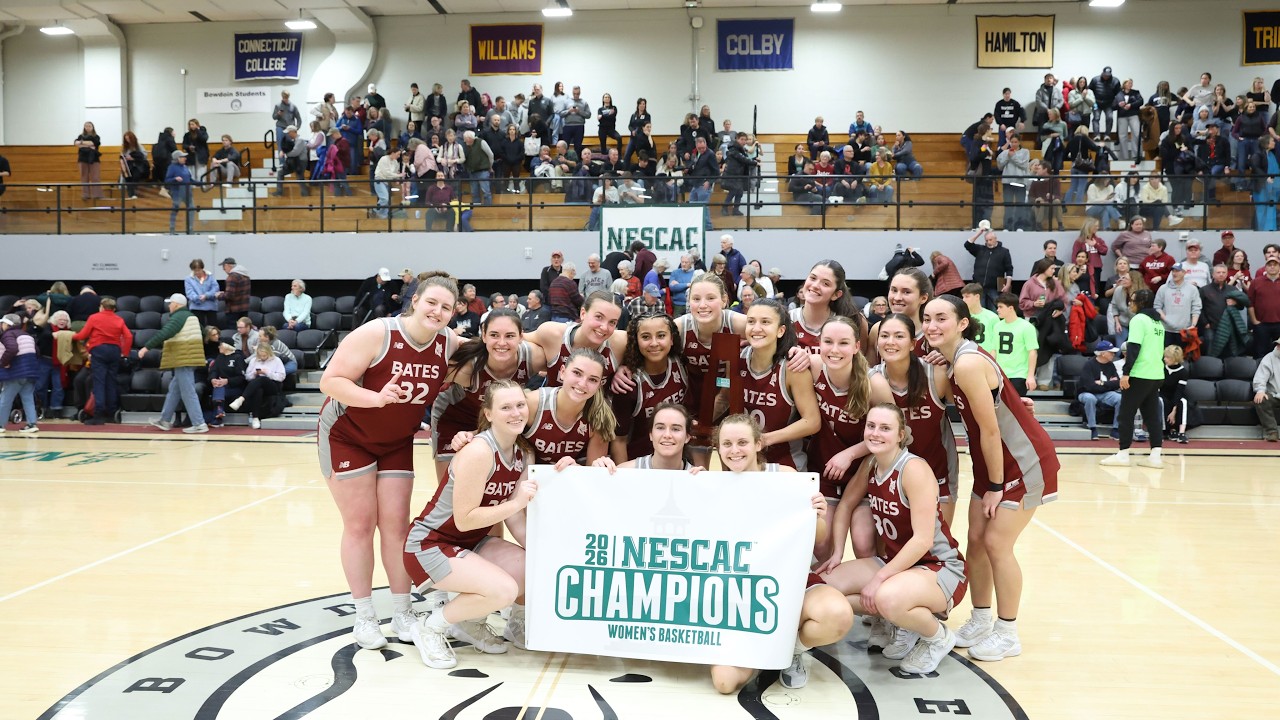 Bates Women's Basketball wins the 2026 NESCAC Championship!