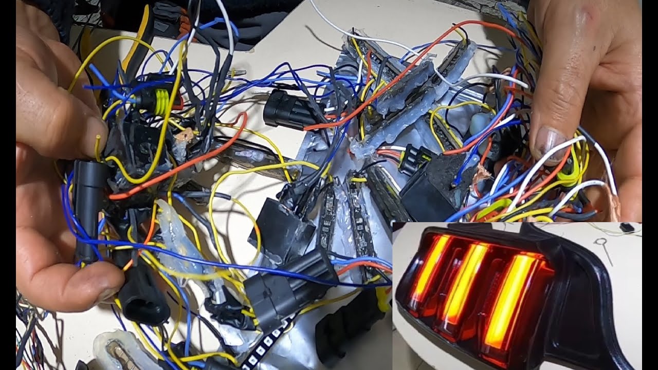 FORD MUSTANG LED BACKLIGHT TO THE EUROPEAN SYSTEM