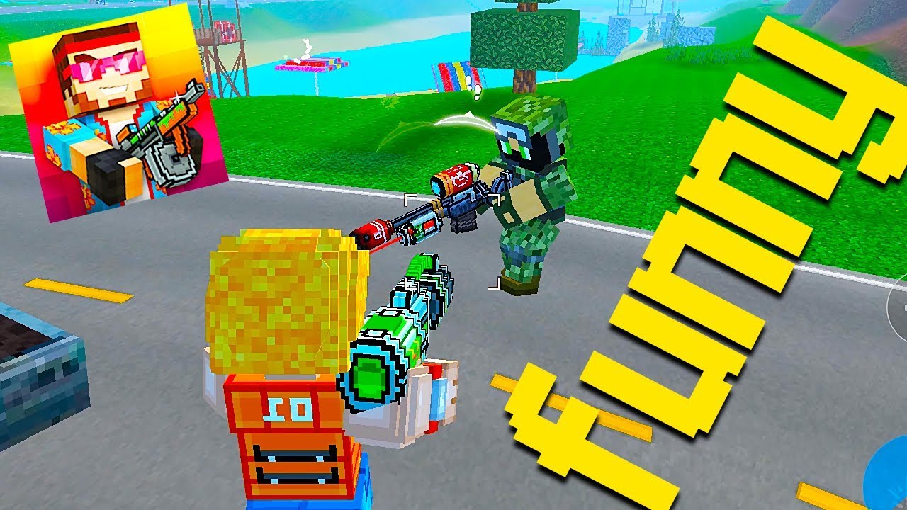 Pixel Gun 3D - Funny Battle Unreally (LOL)