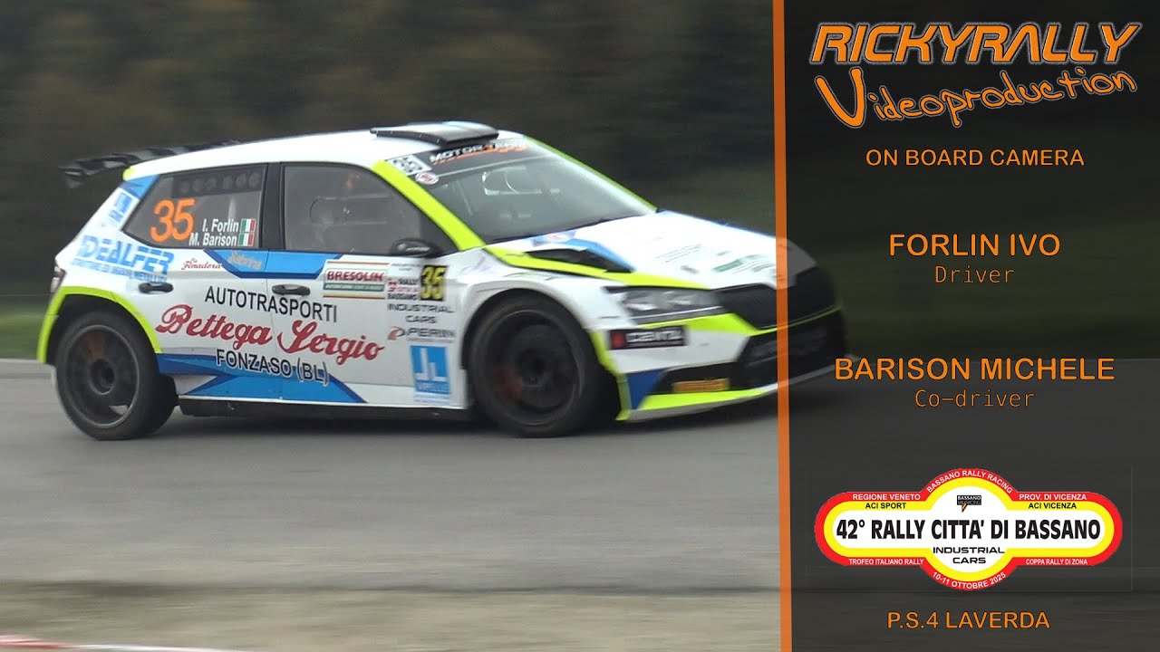 OBC FORLIN - BARISON // 42&deg; Rally Citta' di Bassano 2025 // P.S.4 Laverda