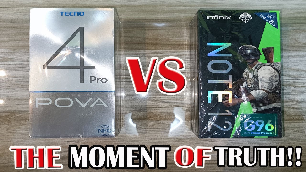 TECNO POVA 4 PRO VS. INFINIX NOTE 12 - COMPARISON #tecnopova4pro #infinixnote12