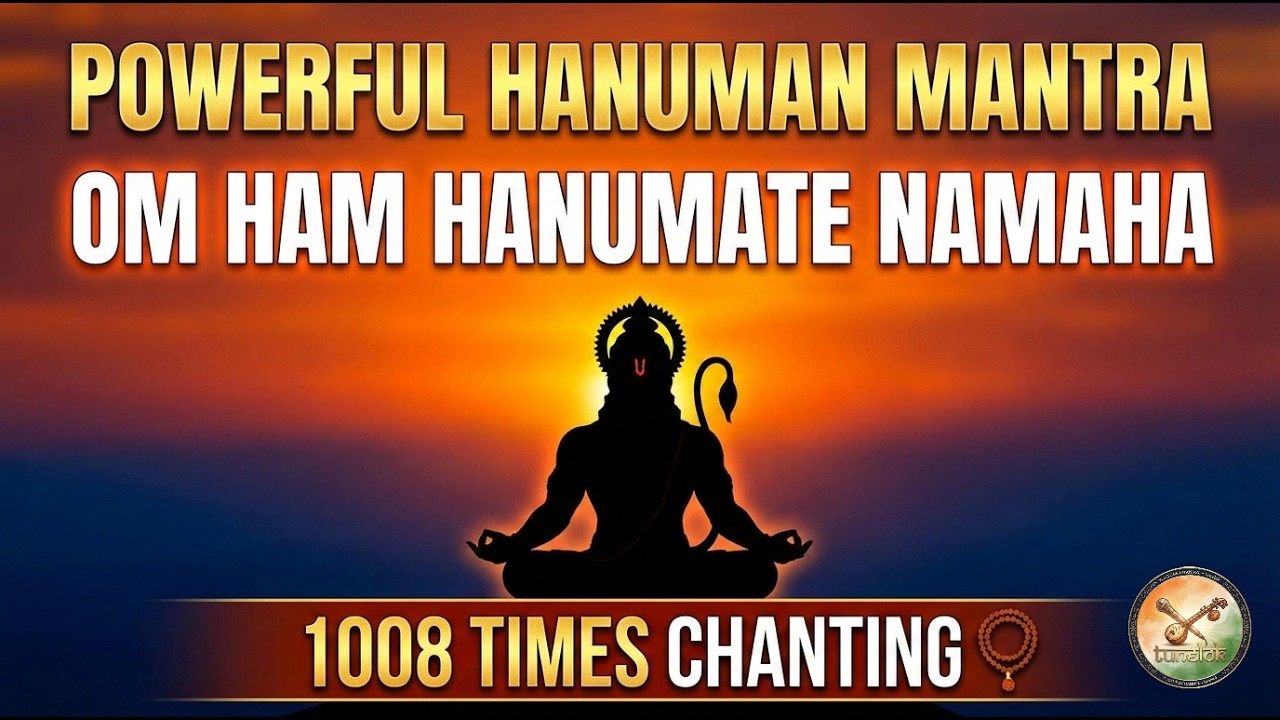 Om Ham Hanumate Namah 1008 Times | Powerful Hanuman Mantra for Success & Protection