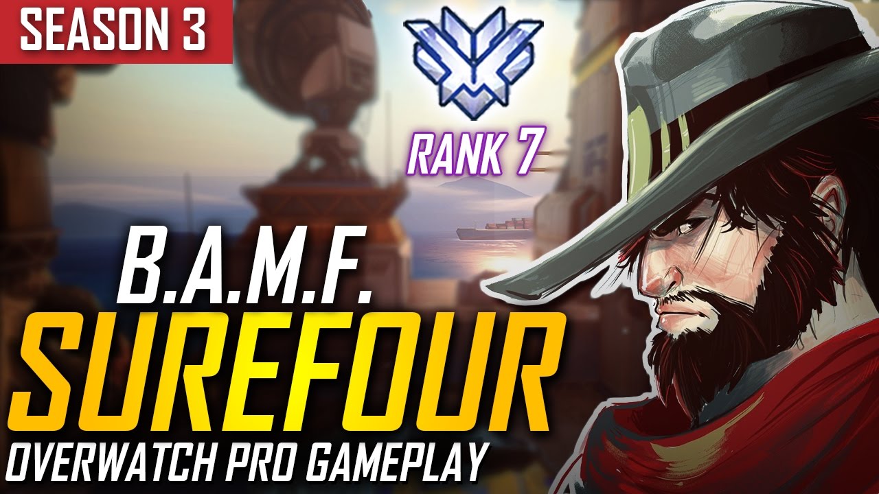 Overwatch ► Tisumi (SUREFOUR)  B.A.M.F. McTSumi [RANK 7 Season 3]