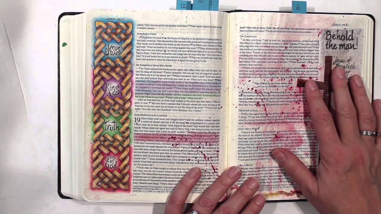 Bible Journaling: No bleed-through or wrinkling