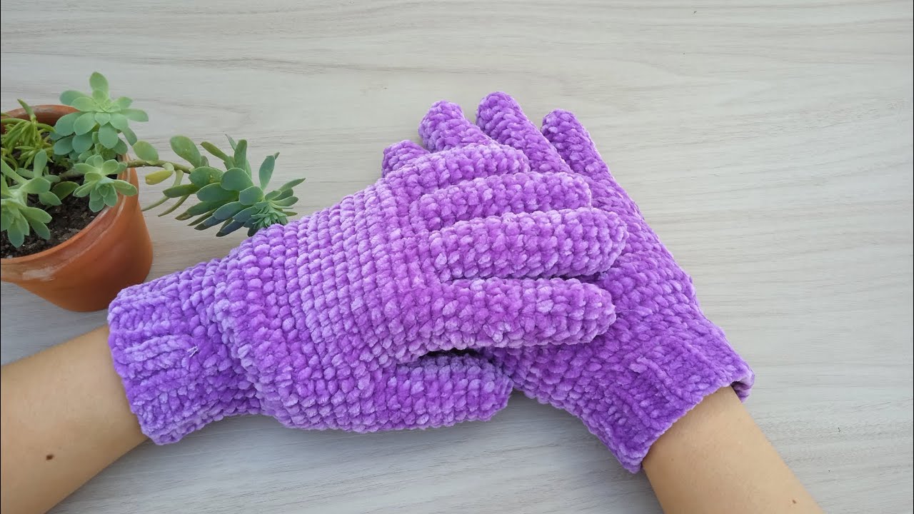 Guantes a crochet paso a paso 🧶🧤😍