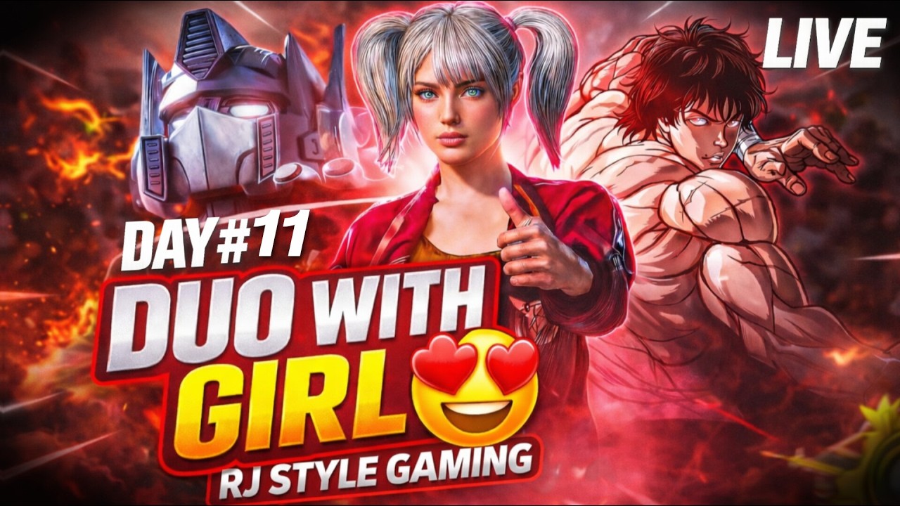 Aaj Ek Girl Gamer Mere Saath Khelegi 😳 | BGMI LIVE #bgmi #rjstylegaming #bgmilive