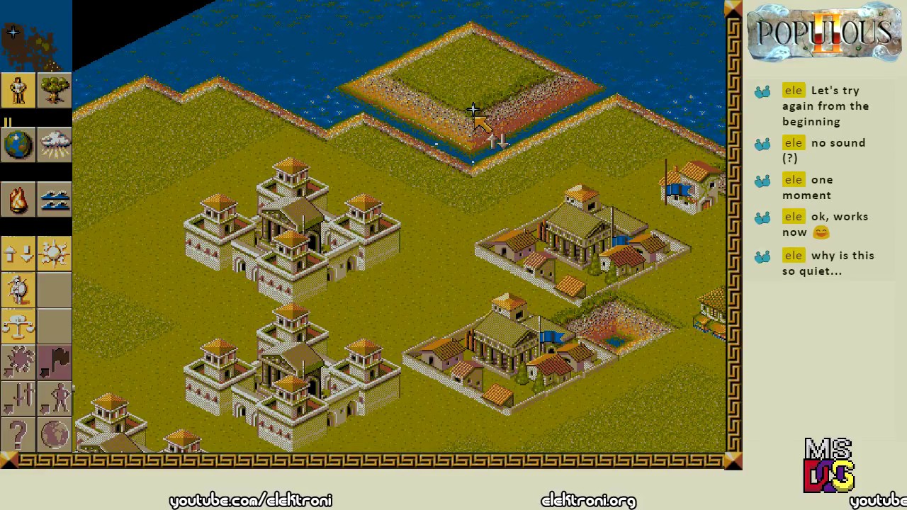 Populous 2 Gameplay (DOS) - part 2
