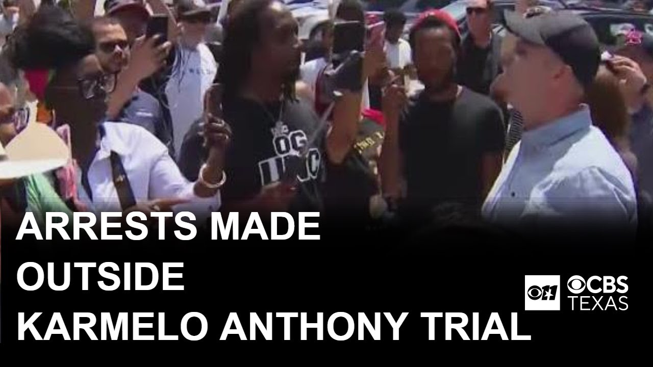 2 arrested outside Karmelo Anthony trial