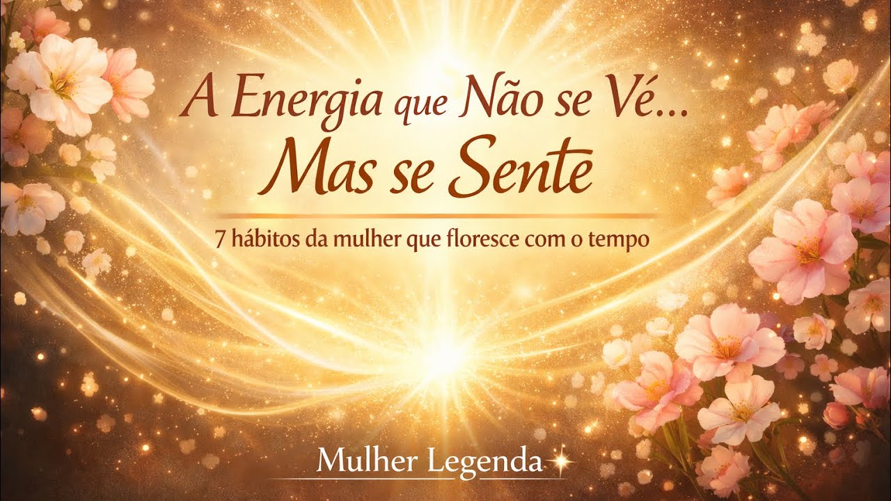 A Energia que Não se Vê… Mas se Sente               7 hábitos da mulher que floresce com o tempo 🪷