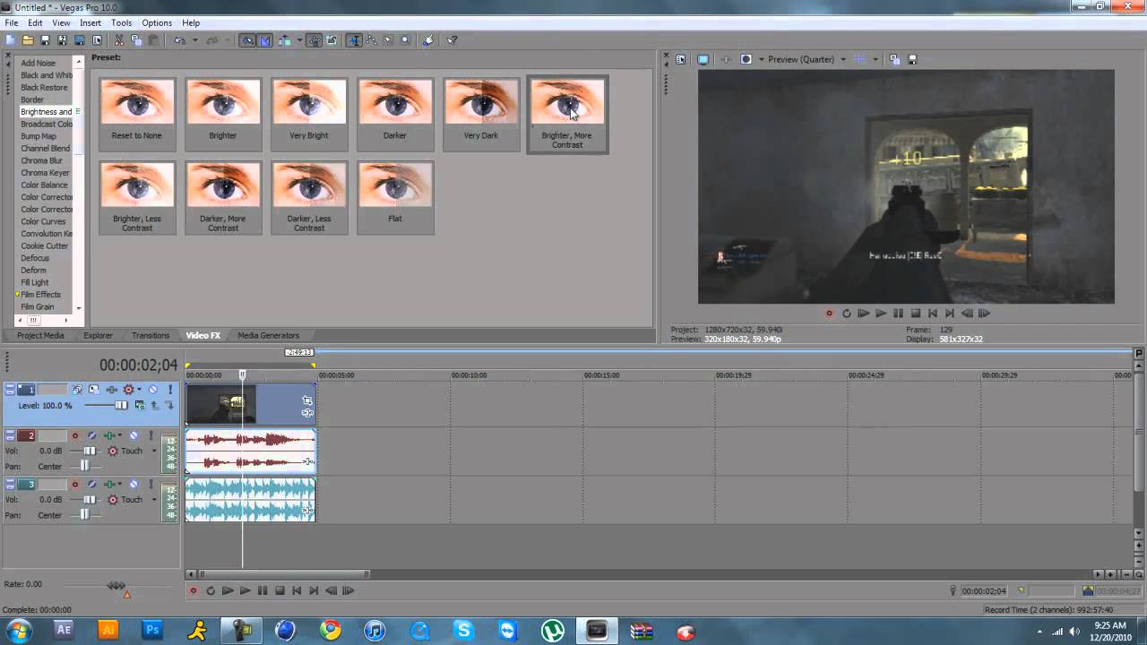 How to do the Flash and Bump effect | Sony Vegas