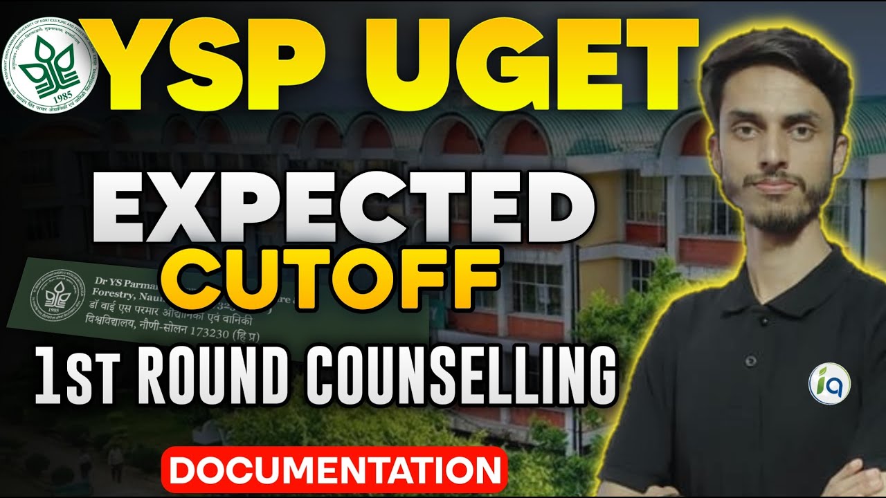 YSP UGET 1st Round Counselling Expected Cut off / Complete process /  Inspiring Agricon