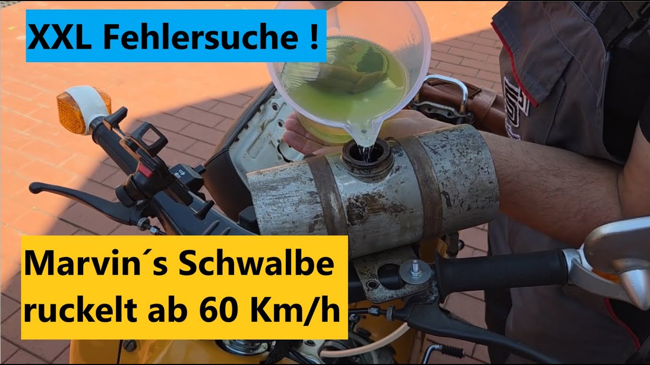 Simson Schwalbe ruckelt ab 60 Km/h Fehlersuche !