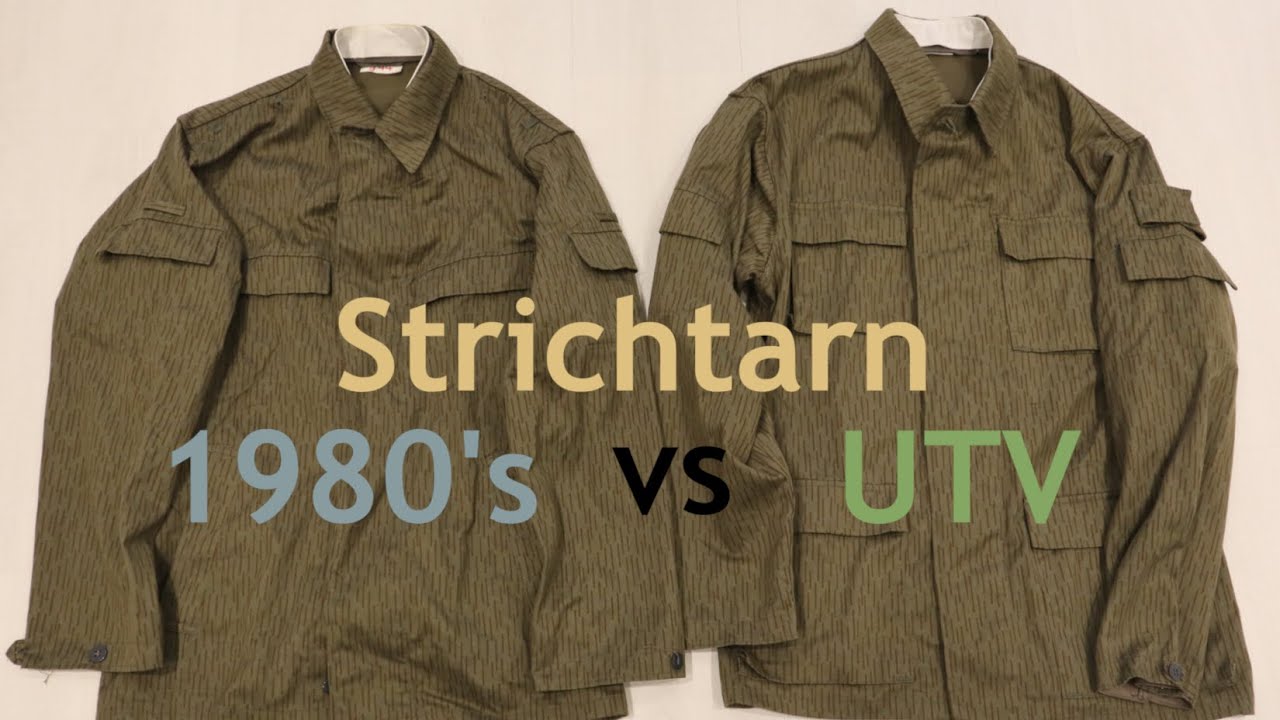 DDR NVA Strichtarn 1980's vs UTV cut